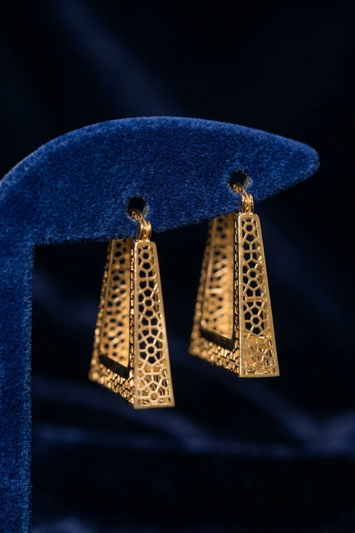 Серьги женские HJ379, золото 585 проба