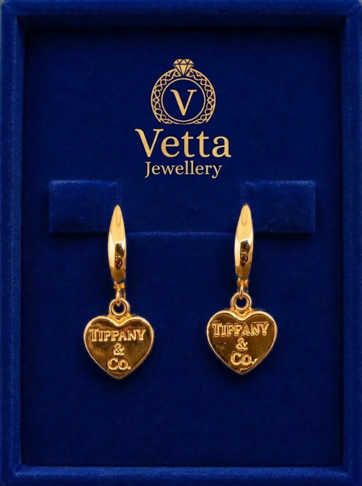 Серьги женские VETTA HJ439, золото 585 пробы