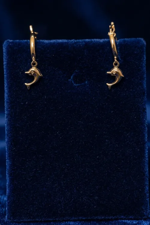 Серьги женские HJ479, золото 585 пробы