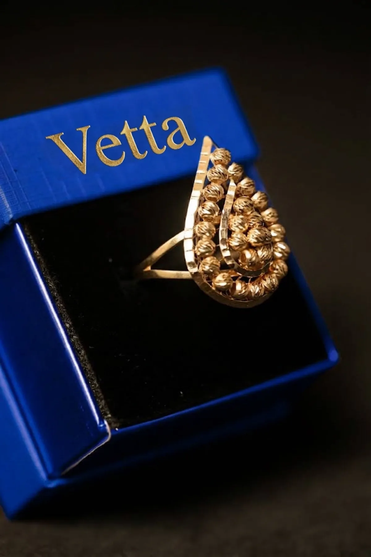 Кольцо женское VETTA HJ644-1, золото 585 пробы, 2.82 г