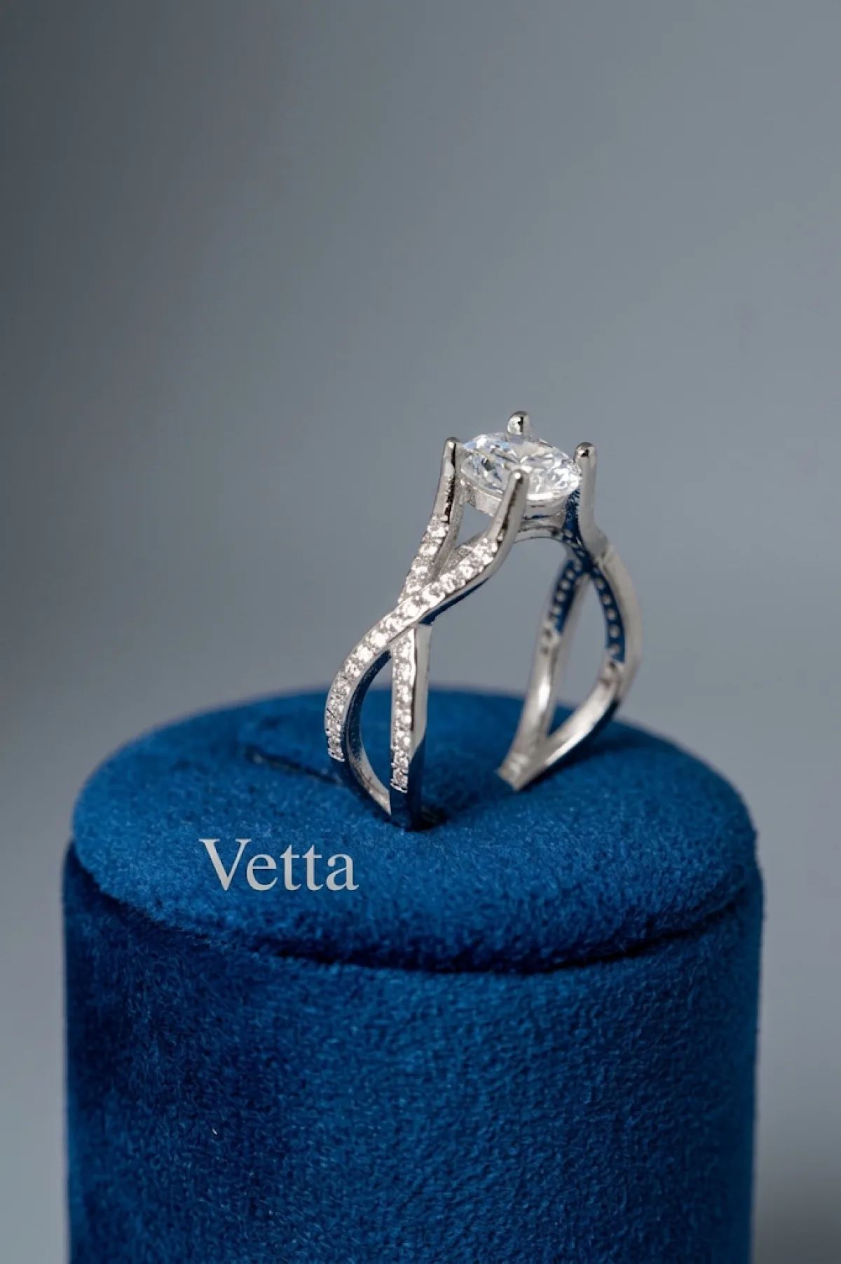 Кольцо женское VETTA HJ701, серебро 925 пробы, 3.74 г