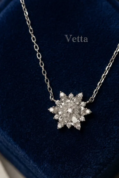 Qadın üçün gümüş boyunbağı HJ647-1, 925 əyar