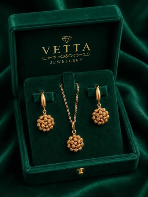 Qızıl zərgərlik dəsti HJ874, 585 əyar