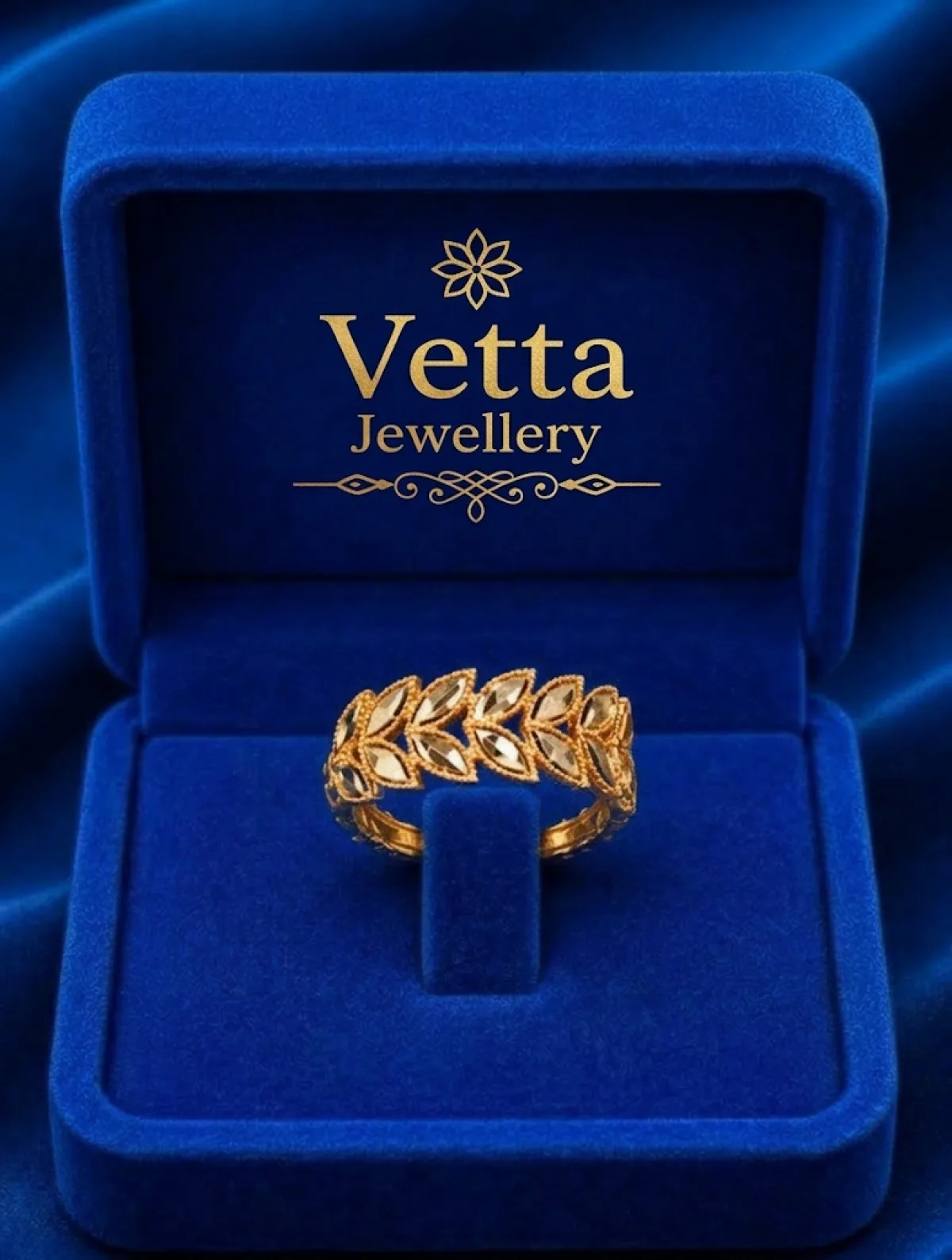 Кольцо женское VETTA HJ886, золото 585 пробы, 1.01 г