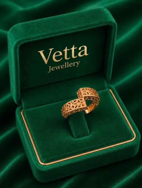 Кольцо женское VETTA HJ892, золото 585 пробы, 1.81 г