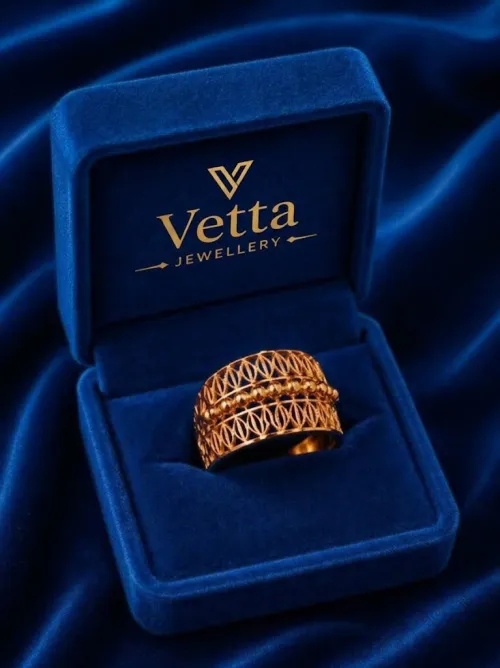 Кольцо женское VETTA HJ899, золото 585 пробы, 1.46 г