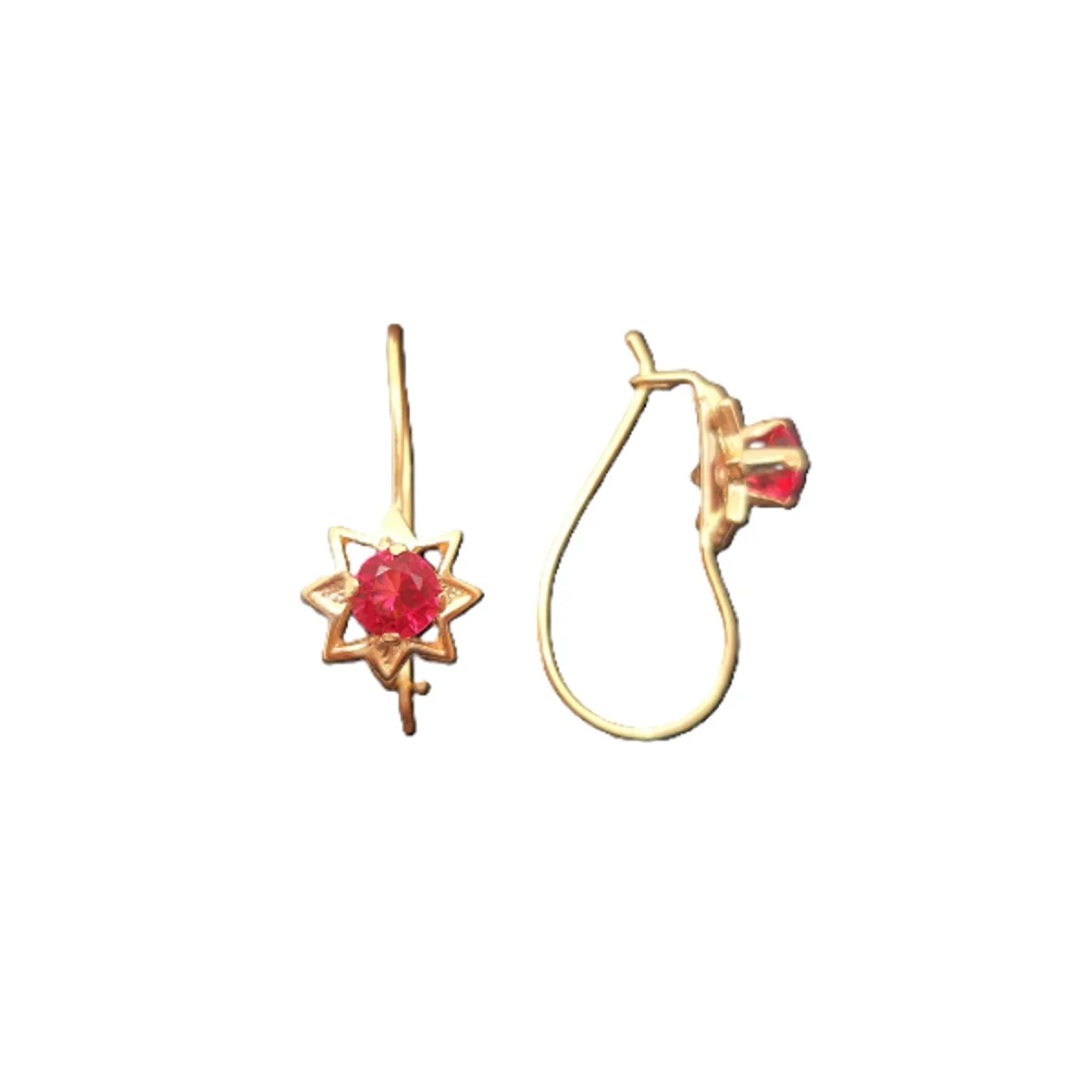 Uşaq üçün qızıl sırğa Vetta Jewellery 682, 585 əyar