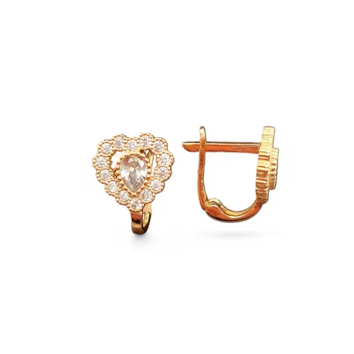 Uşaq üçün qızıl sırğa Vetta Jewellery 692, 585 əyar