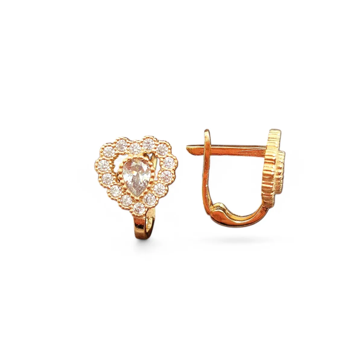Uşaq üçün qızıl sırğa Vetta Jewellery 692, 585 əyar