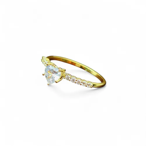 Qadın üçün qızıl möhür üzük Vetta Jewellery 10003, 585 əyar