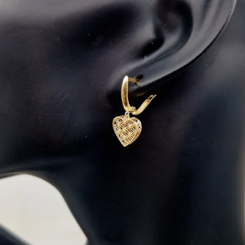 Qadın üçün qızıl sırğa Vetta Jewellery 10135, 585 əyar