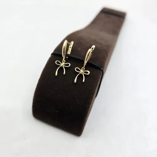 Qadın üçün qızıl sırğa Vetta Jewellery 10175, 585 əyar