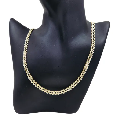 Qadın üçün qızıl boyunbağı Vetta Jewellery 10196, 585 əyar
