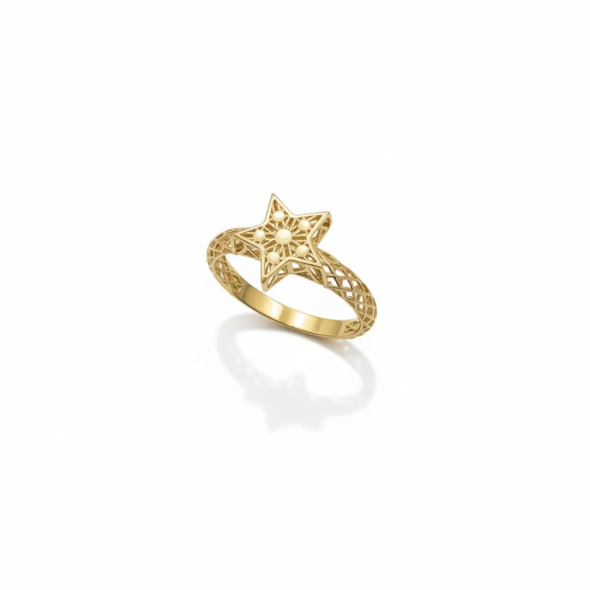 Qadın üçün qızıl üzük Vetta Jewellery 10310, 585 əyar