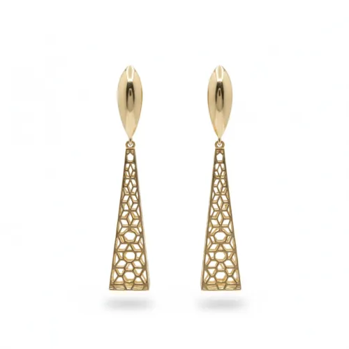 Qadın üçün qızıl sırğa Vetta Jewellery 10315, 585 əyar