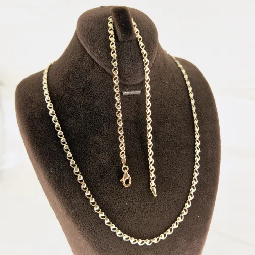 Qızıl zərgərlik dəsti Vetta Jewellery 10352, 585 əyar