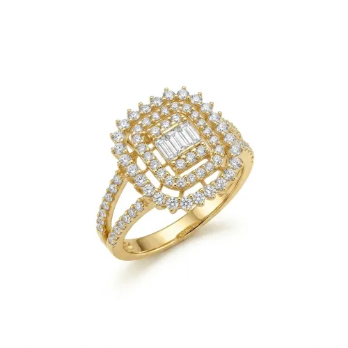Qadın üçün qızıl üzük Vetta Jewellery 10423, 585 əyar