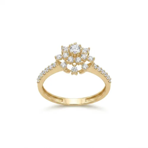 Qadın üçün qızıl üzük Vetta Jewellery 10424, 585 əyar