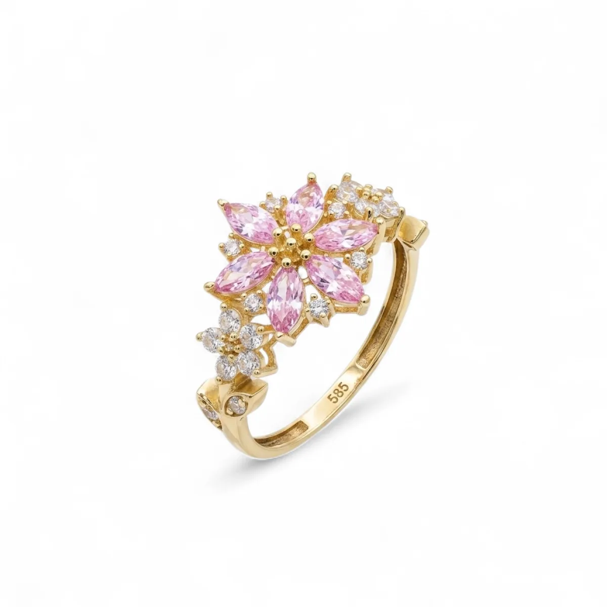 Qadın üçün qızıl üzük Vetta Jewellery 10449, 585 əyar