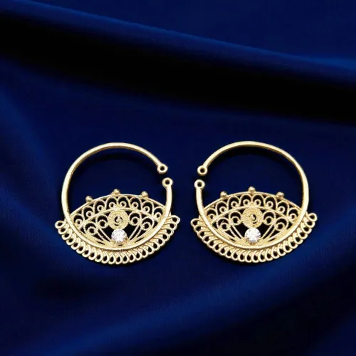 Qadın üçün qızıl sırğa Vetta Jewellery 10138, 585 əyar