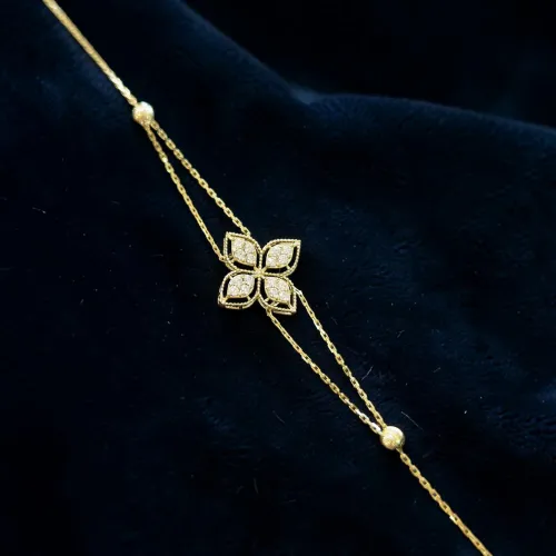 Qadın üçün qızıl qolbaq Vetta Jewellery 10435, 585 əyar