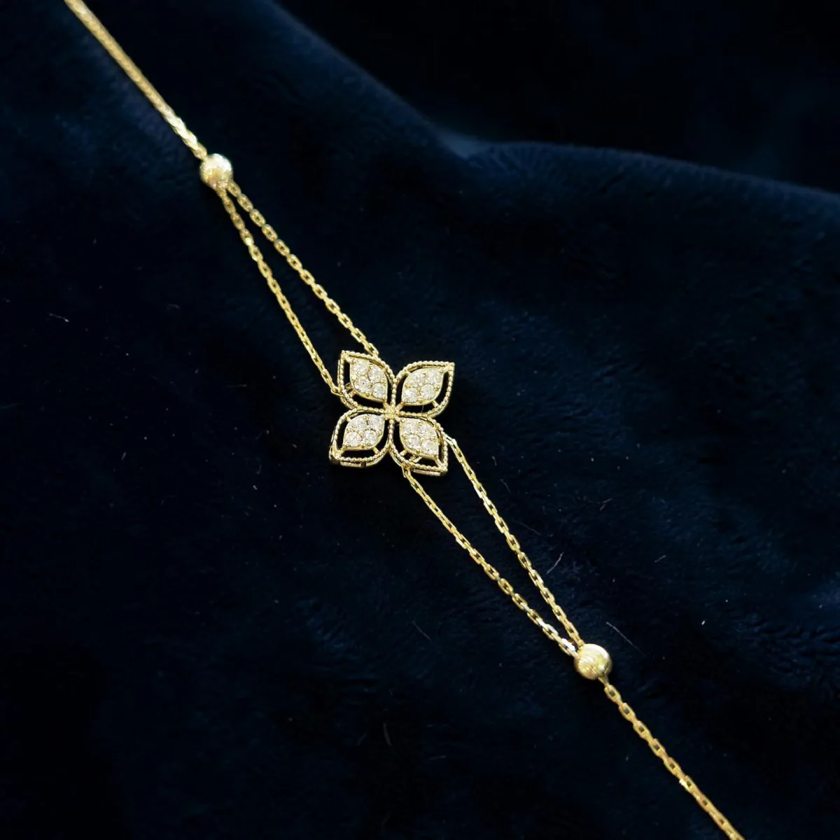 Qadın üçün qızıl qolbaq Vetta Jewellery 10435, 585 əyar