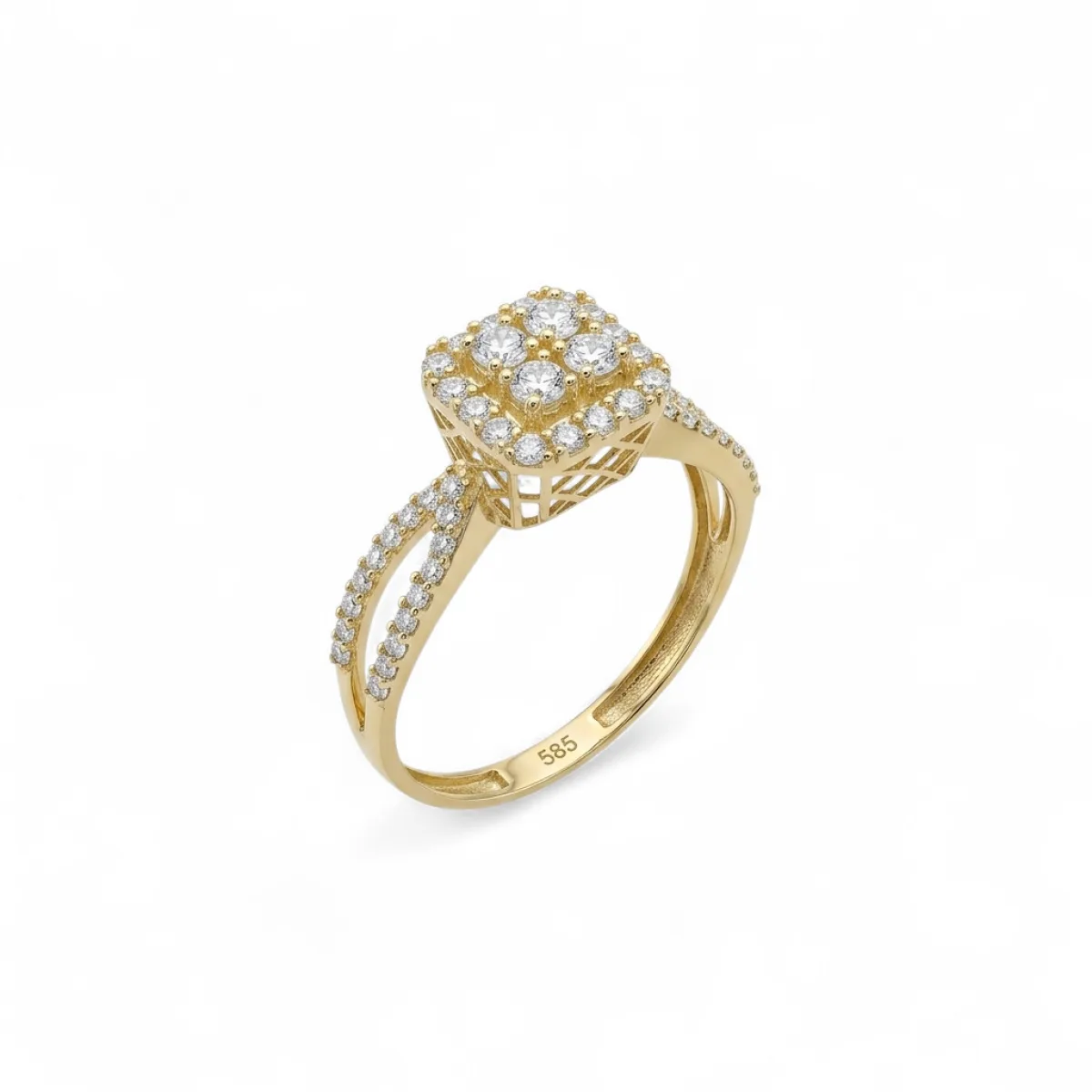 Qadın üçün qızıl üzük Vetta Jewellery 10446, 585 əyar