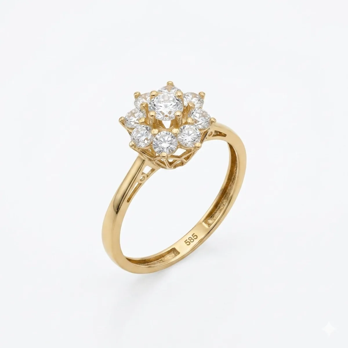 Qadın üçün qızıl üzük Vetta Jewellery 10451, 585 əyar
