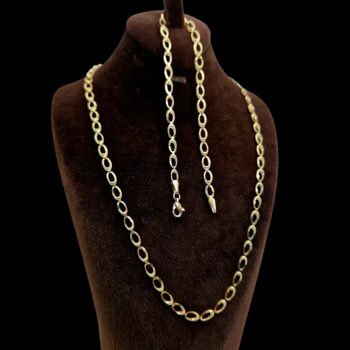 Qızıl zərgərlik dəsti Vetta Jewellery 10471, 585 əyar