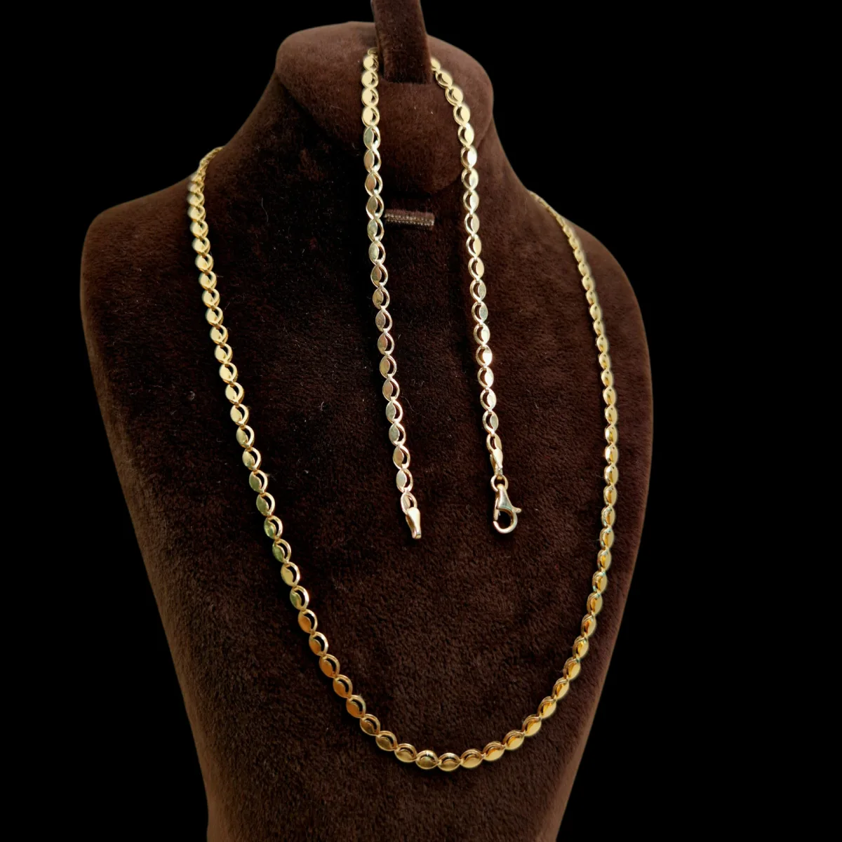 Qızıl zərgərlik dəsti Vetta Jewellery 10473, 585 əyar