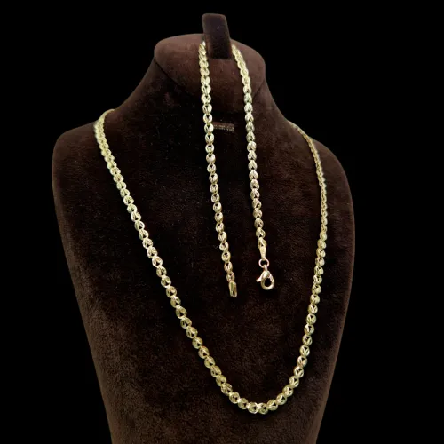 Qızıl zərgərlik dəsti Vetta Jewellery 10485, 585 əyar