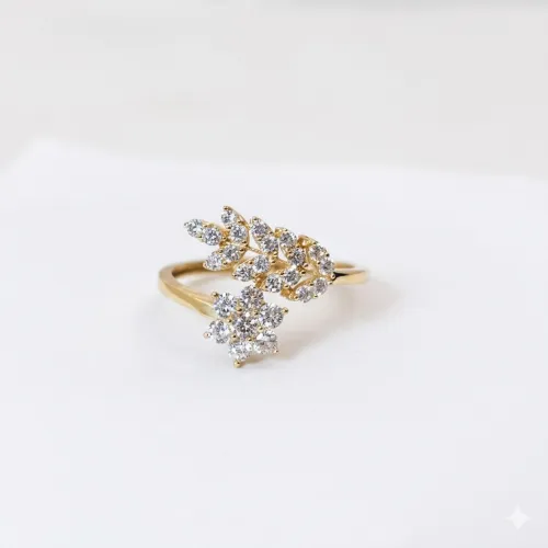 Qadın üçün qızıl üzük Vetta Jewellery 10482, 585 əyar