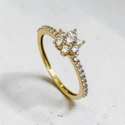 Qadın üçün qızıl üzük Vetta Jewellery 10495, 585 əyar