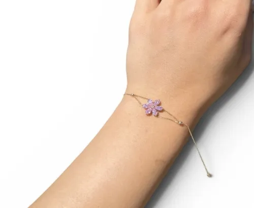Qadın üçün qızıl qolbaq Vetta Jewellery 10507, 585 əyar