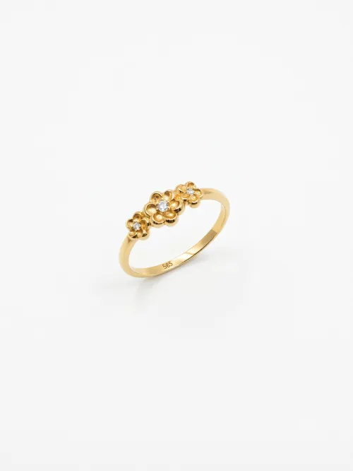 Qadın üçün qızıl üzük Vetta Jewellery 10551, 585 əyar