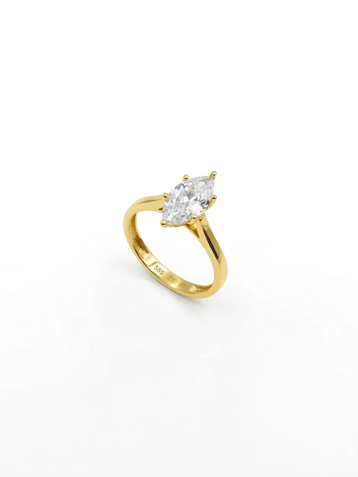 Qadın üçün qızıl üzük Vetta Jewellery 10554, 585 əyar