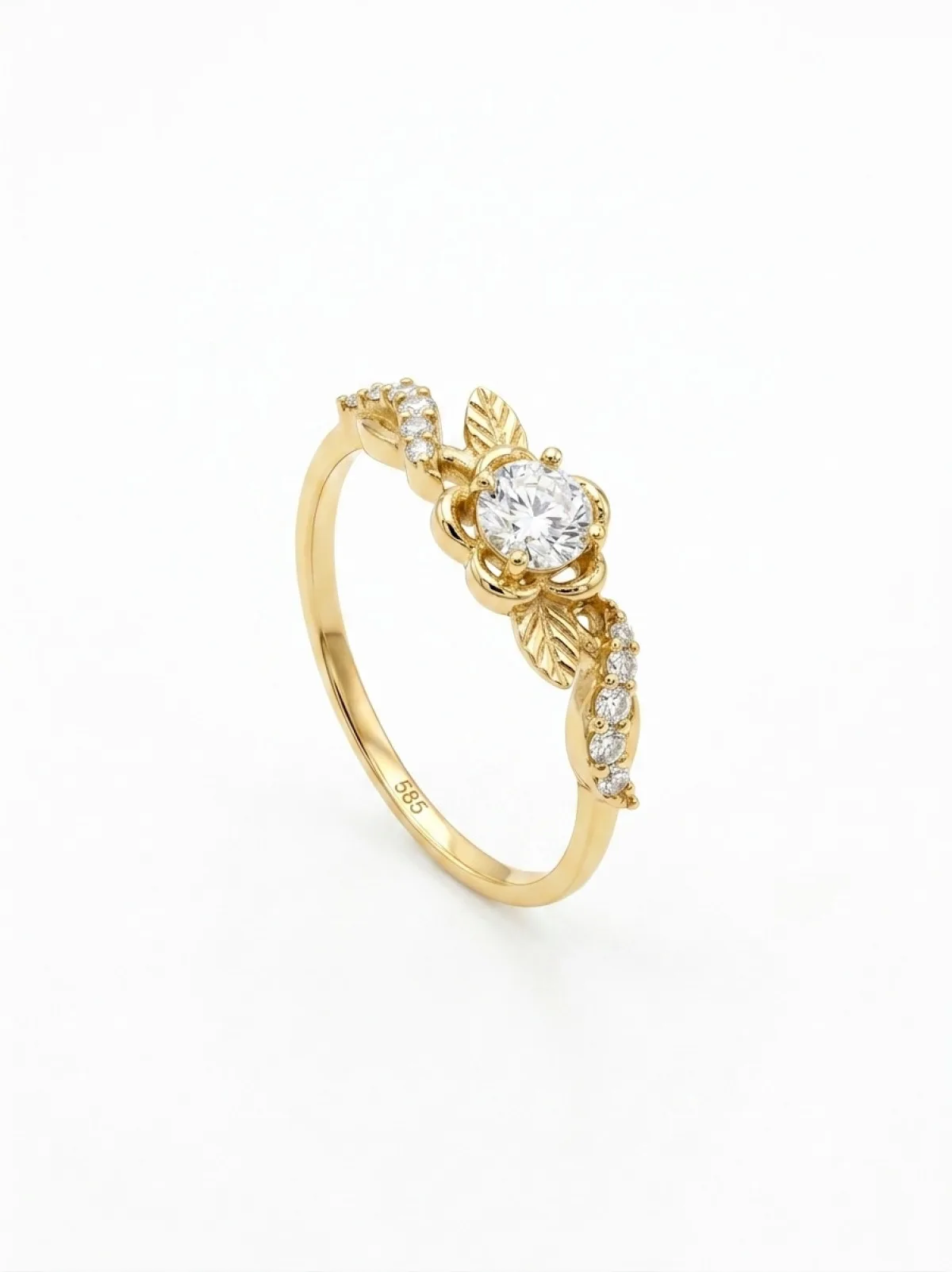 Qadın üçün qızıl üzük Vetta Jewellery 10570, 585 əyar