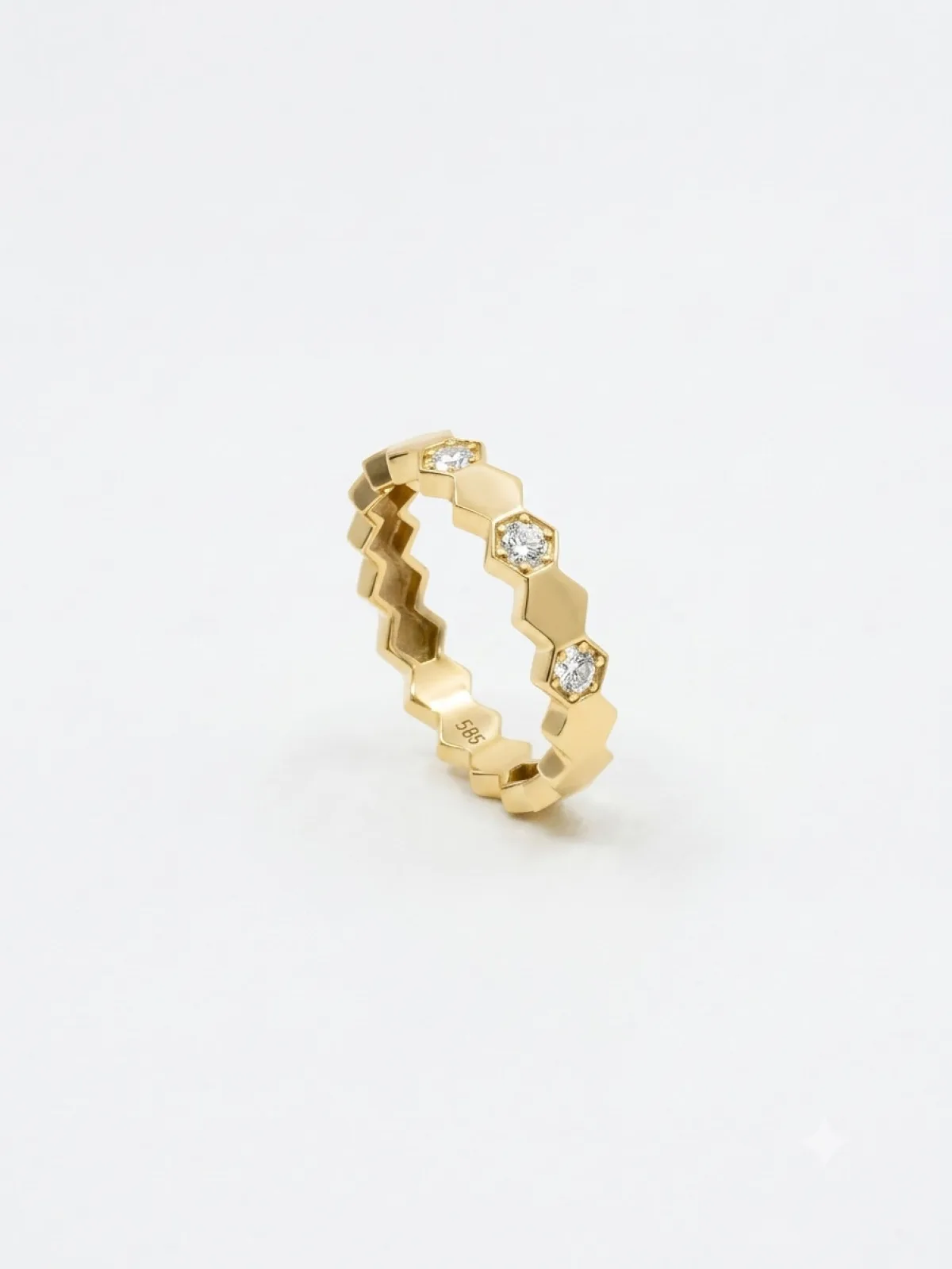 Qadın üçün qızıl üzük Vetta Jewellery 10572, 585 əyar