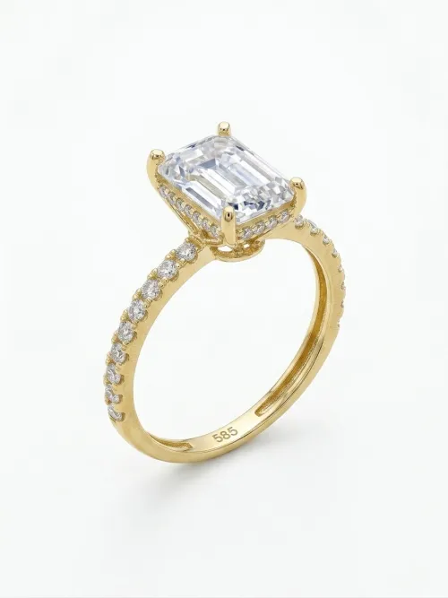 Qadın üçün qızıl üzük Vetta Jewellery 10617, 585 əyar