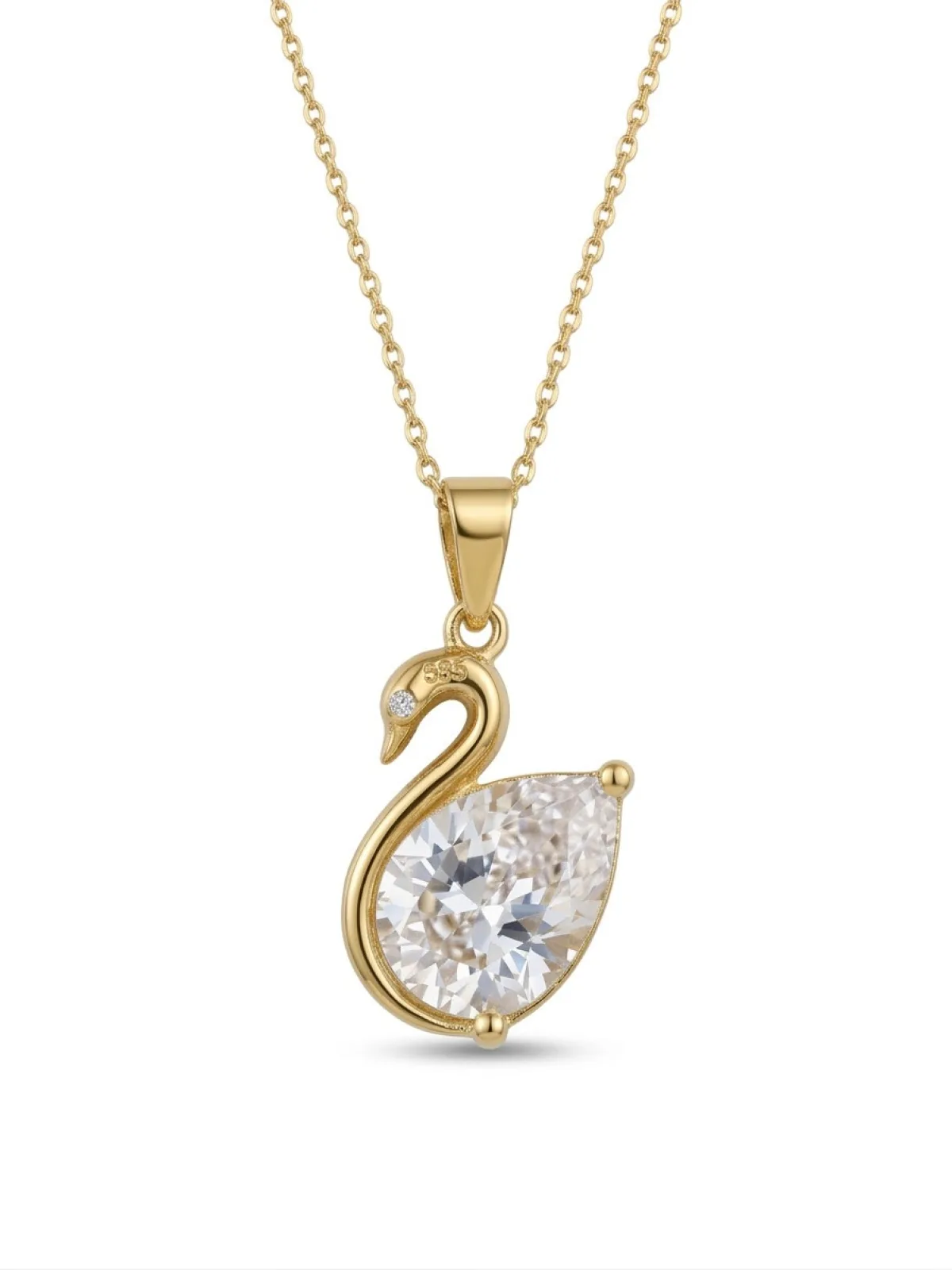 Qadın üçün qızıl boyunbağı Vetta Jewellery 10629, 585 əyar