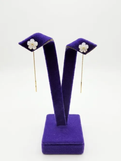 Qızıl sırğa Vetta Jewellery 10630, 585 əyar