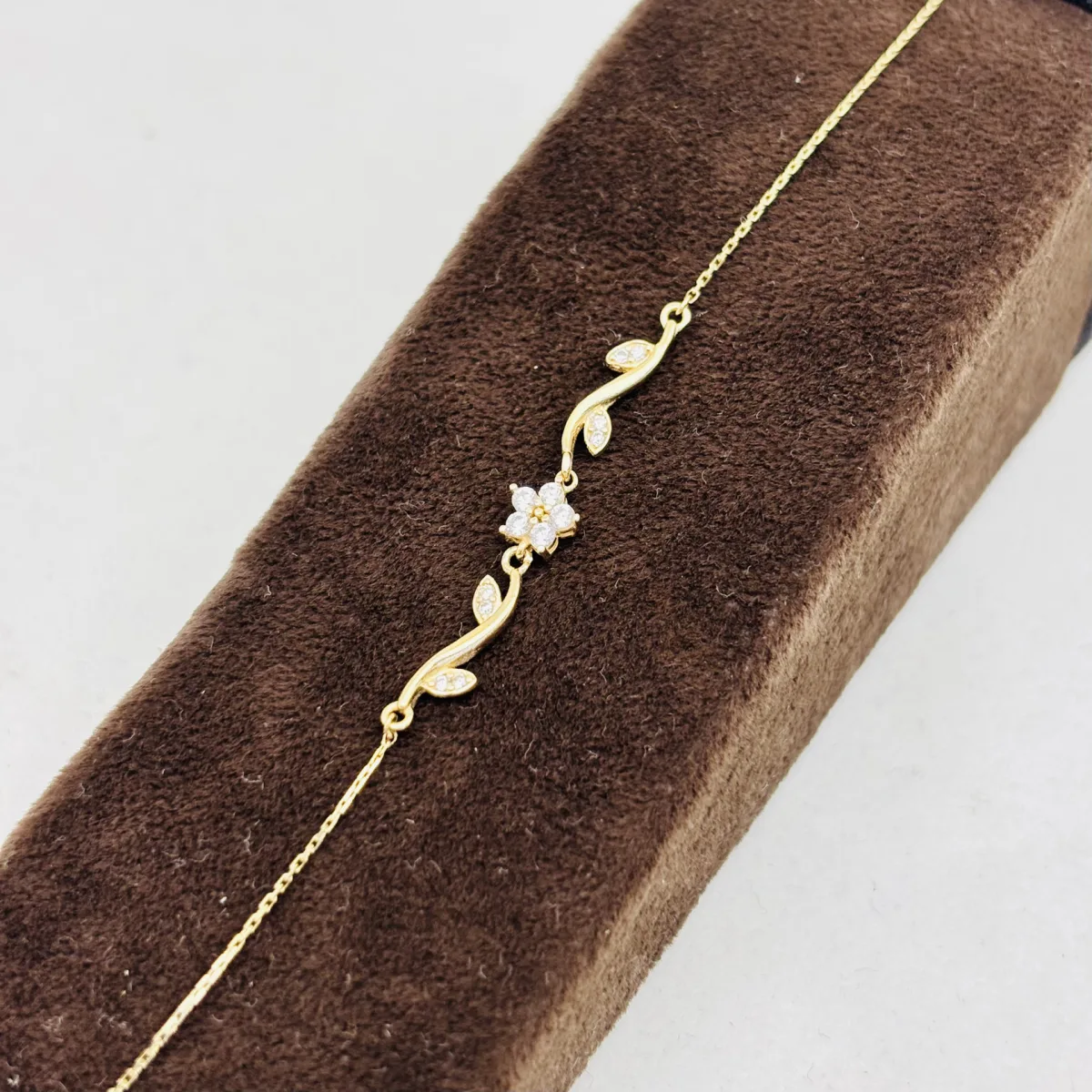 Qadın üçün qızıl qolbaq Vetta Jewellery 10521, 585 əyar