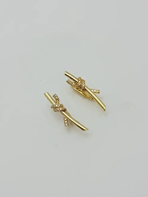 Qızıl sırğa Vetta Jewellery 10555, 585 əyar