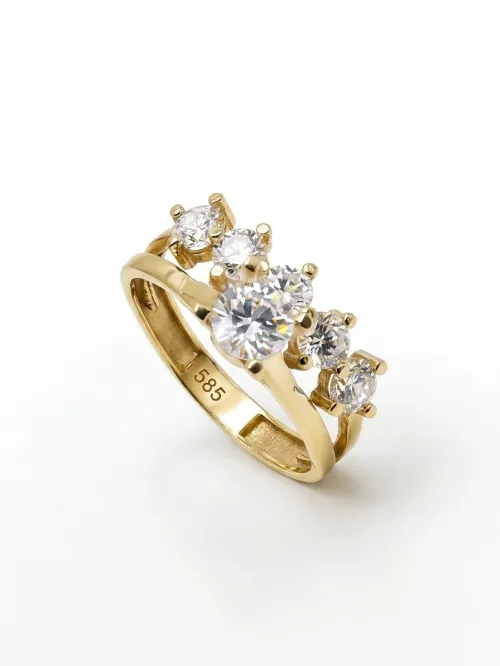 Qızıl üzük Vetta Jewellery 10607, 585 əyar