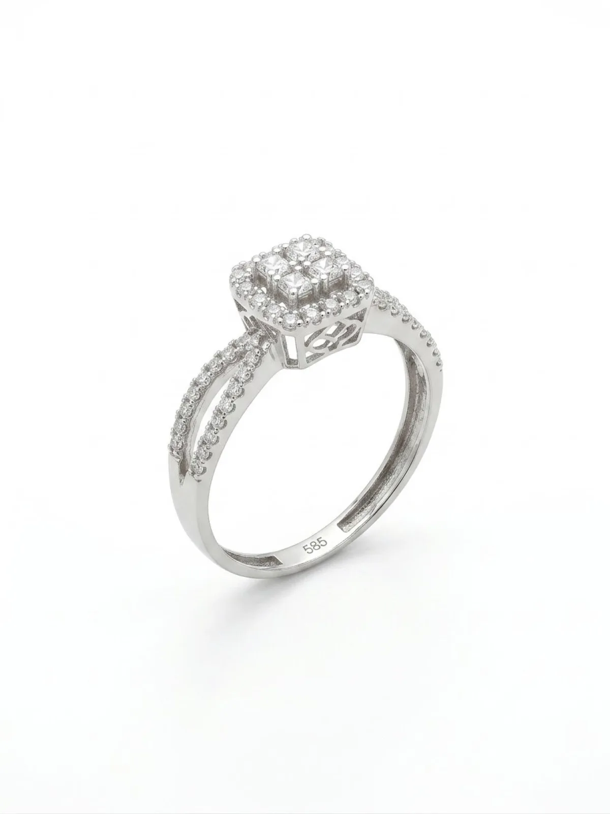 Qadın üçün qızıl üzük Vetta Jewellery 10616, 585 əyar