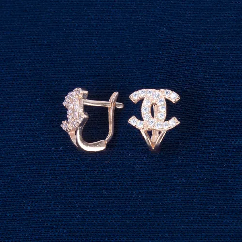Uşaq üçün qızıl sırğa Vetta Jewellery 545_QIRMIZI, 585 əyar