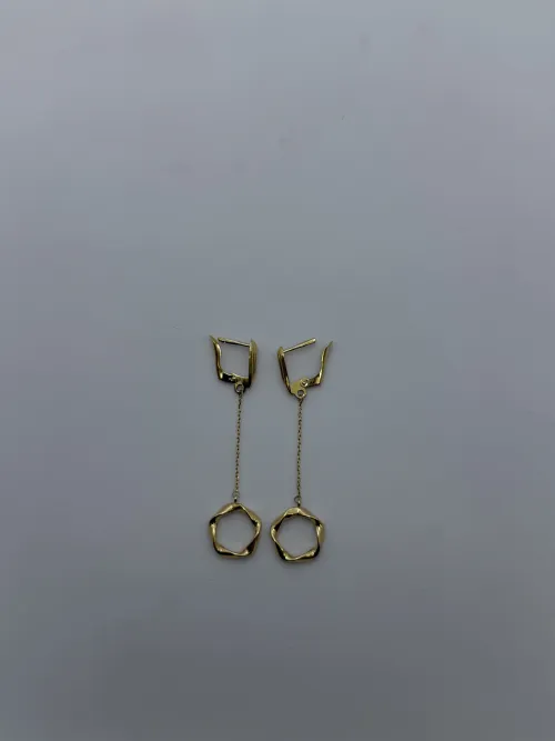 Серьги женские 12018156, золото 585 пробы